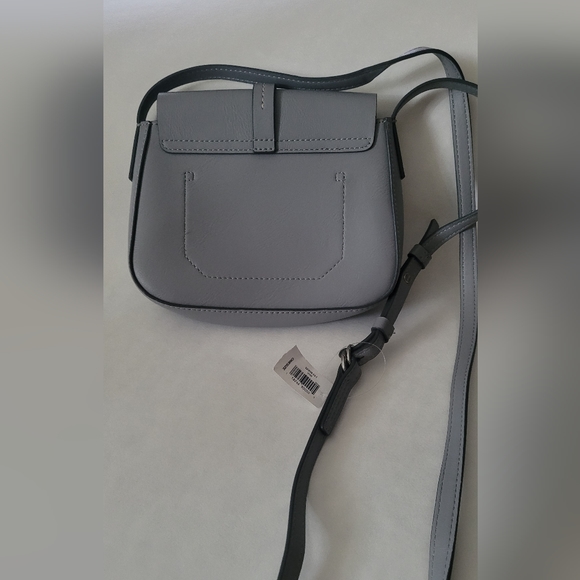 NWT GAP Crossbody Saddle Bag in Grey - Picture 4 of 13